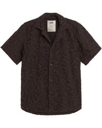 Oas - Camicia in terry jacquard floreale - Lyst