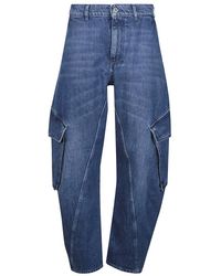 JW Anderson - Twisted cargo jeans - Lyst