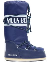 Moon Boot - Botas De Nylon Con Estampado De Logo, Mujer, Talla - Lyst