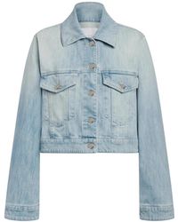 Dondup - Jassen ,Blauw ,Denim Giubbino Corto Regular - Lyst