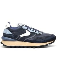 Voile Blanche - Blaue ledersneakers qwark - Lyst