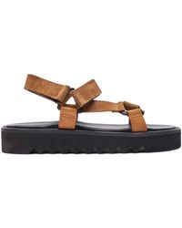 SCAROSSO - Schoenen ,Bruin ,Leer Wooster V Sandalen - Lyst