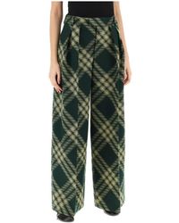 Burberry - Wide trousers - Lyst