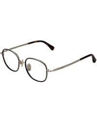 Max Mara - Accessoires ,Bruin ,Bruine Metalen Ronde Optische Monturen - Lyst