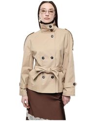 Imperial - Cropped Double-Breasted Blazer - Lyst