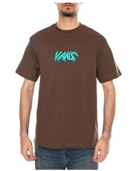 Vans - Tops ,Bruin ,Katoen T-Shirts - Lyst