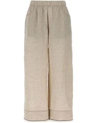 Brunello Cucinelli - Straight Trousers - Lyst