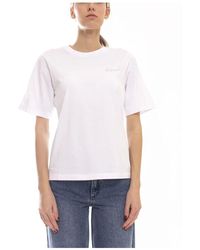 DSquared² - Weißes Damen T-Shirt 100 - Lyst