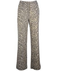 Guess - Broeken ,Polyester Pantalone Wide Broeken - Lyst
