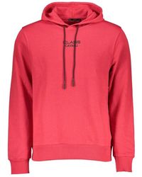 Roberto Cavalli - Rode Hooded Sweatshirt - Lyst