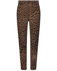Dolce & Gabbana - Hose mit tierischem Motiv - Lyst