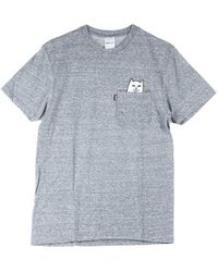RIPNDIP - Nermal Pocket Tee Grijs T-Shirt - Lyst