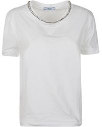 Prada - Tops ,Wit ,T-Shirts - Lyst