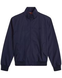 Fred Perry - Jassen ,Blauw ,Katoen Klassiek Harrington Jack - Lyst