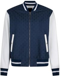 Givenchy - Jassen ,Blauw ,Katoen Monogram 72 Varsity Jacket - Lyst