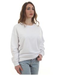 John Richmond - Baumwoll-Crewneck-Sweatshirt Mit Logo - Lyst