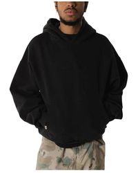 Twojeys - Hoodies & Sweatvesten ,Zwart ,Katoen Icon Hoodie Stone Washed - Lyst