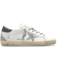 Golden Goose - Zapatillas Vintage De Cuero Blanco Con Estrella, Mujer, Talla - Lyst