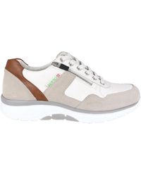 Mephisto - Amory rollender gehender sneaker grau/weiß,bequemer rollender wandersneaker - beige weiß - Lyst