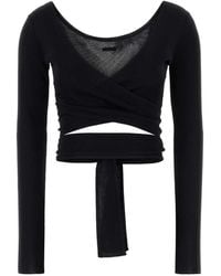 Ferragamo - V-Neck Knitwear - Lyst