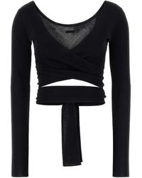 Ferragamo - V-Neck Knitwear - Lyst