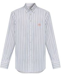 Etro - Shirt Met Streepjespatroon - Lyst