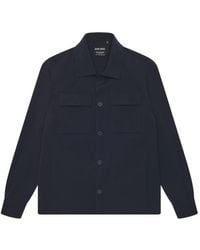 Antony Morato - Jassen ,Blauw ,Stijlvolle Overshirt Voor Mannen - Lyst