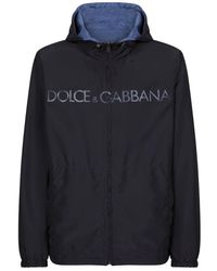 Dolce & Gabbana - Reversible Jacket With Hood - Lyst