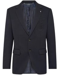 Billionaire - Jassen ,Blauw ,Wol Two-Button Blazer - Lyst