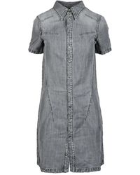 DIESEL - Shirt Dresses - Lyst