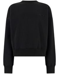 Gucci - Cotton Jersey Sweatshirt Met Borduursel - Lyst