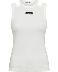 Haute L'Amitié - Tops ,Wit ,Sleeveless Tops - Lyst