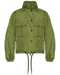Moncler - Jassen ,Groen ,Nylon Nor Hooded Jacket - Lyst
