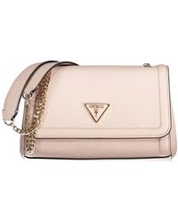 Guess - Rosa Polyethylen Noelle Handtasche - Lyst