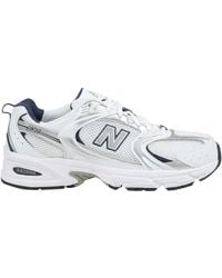New Balance - Sneaker 530 White/Blue - Lyst