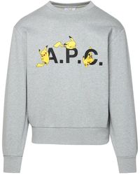 A.P.C. - Sweatshirts - Lyst