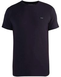 Calvin Klein - T-shirt uomo blu moderna - Lyst