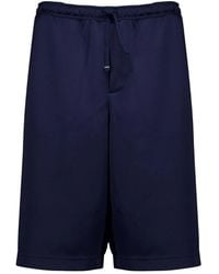 Dior - Korte Broeken ,Blauw ,Polyester Bermuda Shorts - Lyst