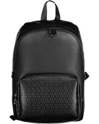 Calvin Klein - Schwarzer rucksack mit reißverschluss - Lyst