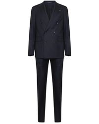 Tagliatore - Double-Breasted Suit - Lyst