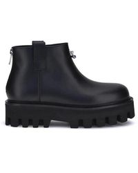 McQueen - Plateau-Stiefeletten Mit Hoher Sohle - Lyst