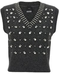 Pinko - V-Neck Knitwear - Lyst