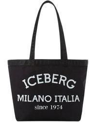 Iceberg - Logo shopper tasche - Lyst
