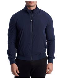 U.S. POLO ASSN. - Jassen ,Blauw ,Nylon Windbreaker Jacket - Lyst