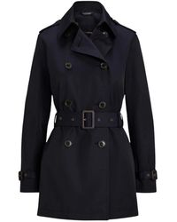 Ralph Lauren - Jassen ,Blauw ,Katoen Db Blt Tr 30 Trenchcoat - Lyst