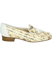 Brunate - Schoenen ,Leer Witte Instappers Met G Breedte - Lyst