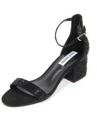 Steve Madden - Glitter Sandale Ireene Schwarz/Stein - Lyst