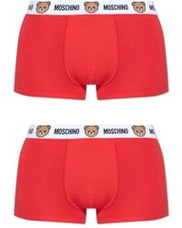 Moschino - Zweierpack Boxershorts Mit Logo - Lyst