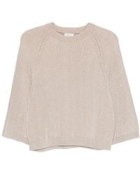 Peserico - Round-Neck Knitwear - Lyst