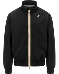 K-Way - Jassen ,Zwart ,Polyester Arsene Bomber - Lyst